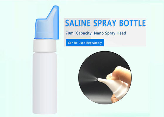 Não garrafa 28/410 recarregável do pulverizador nasal do derramamento