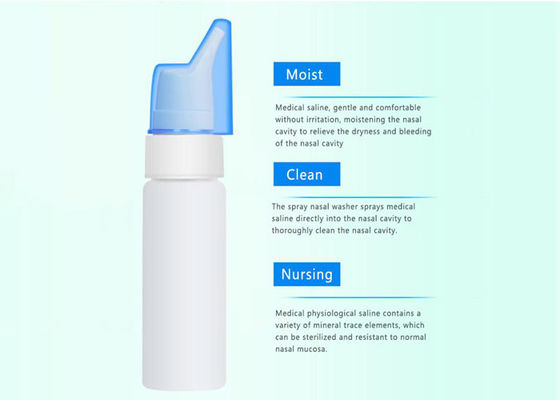 Não garrafa 28/410 recarregável do pulverizador nasal do derramamento