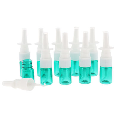 Garrafa recarregável plástica do pulverizador nasal do círculo 15ml