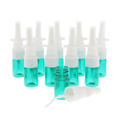 Garrafa recarregável plástica do pulverizador nasal do círculo 15ml
