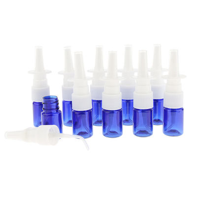 Garrafa recarregável plástica do pulverizador nasal do círculo 15ml