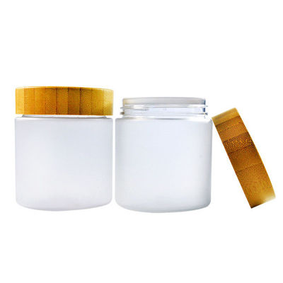 o cosmético recarregável amigável de Eco do ANIMAL DE ESTIMAÇÃO 250ml geou o frasco plástico com a tampa de bambu
