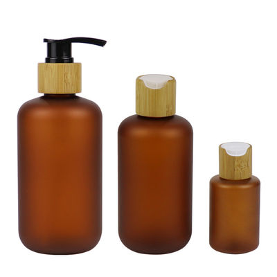250ml geou a garrafa do ANIMAL DE ESTIMAÇÃO de Amber Cosmetic com a bomba de bambu