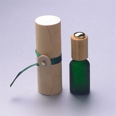 Garrafa de óleo essencial de vidro com a caixa de bambu do conta-gotas resistente de bambu da criança