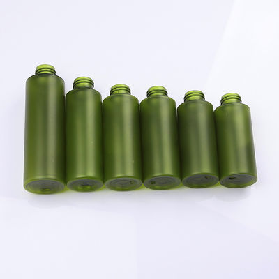 Empacotamento cosmético de bambu do skincare amigável de Eco com a garrafa verde do ANIMAL DE ESTIMAÇÃO