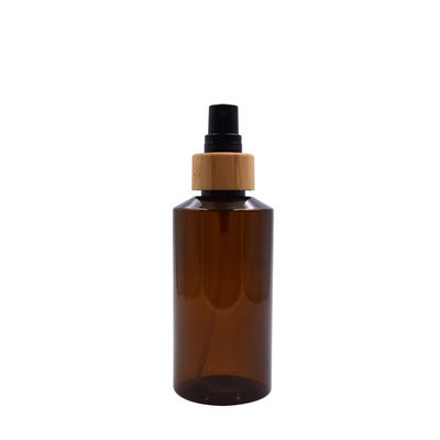 garrafa ambarina biodegradável do pulverizador da névoa da água do empacotamento 200ml plástico com bambu