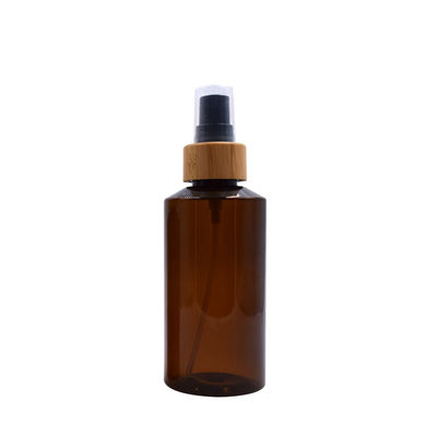 garrafa ambarina biodegradável do pulverizador da névoa da água do empacotamento 200ml plástico com bambu