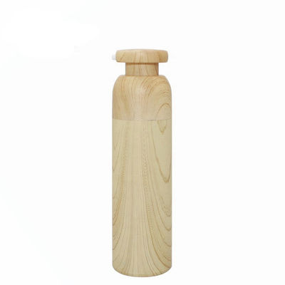 Da garrafa cosmética plástica da bomba do produto novo garrafa mal ventilada de bambu 15ml 30ml 40ml