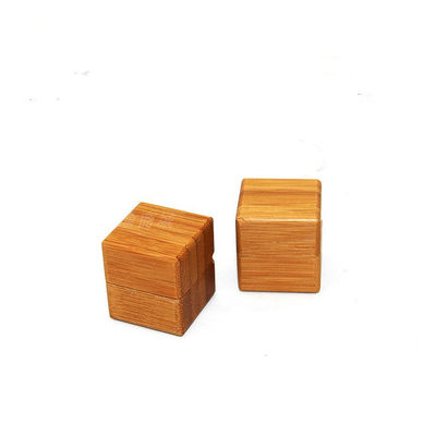 a composição de bambu do caso 5g cosmético pressionou a sombra para os olhos do pó com espelho Squre