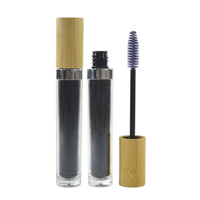 garrafa vazia de bambu de primeira qualidade do brilho do tubo/bordo do rímel 6ml/bambu tubo da pestana