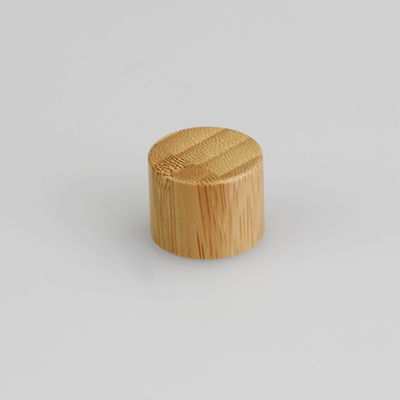 o tampão de parafuso 28mm de bambu de 24mm para fechamentos superiores do disco cosmético da garrafa desnata o tampão de garrafa