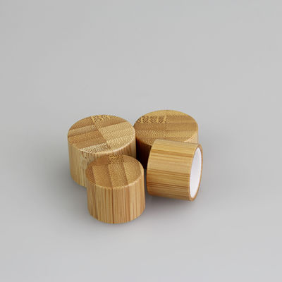 o tampão de parafuso 28mm de bambu de 24mm para fechamentos superiores do disco cosmético da garrafa desnata o tampão de garrafa