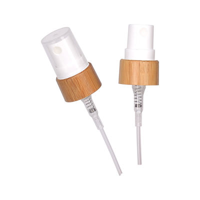 O adstringente cosmético de bambu da bomba do pulverizador da garrafa perfuma o pulverizador fino da névoa de 18mm