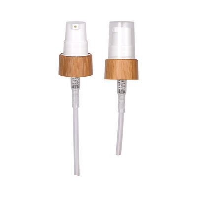 O adstringente cosmético de bambu da bomba do pulverizador da garrafa perfuma o pulverizador fino da névoa de 18mm