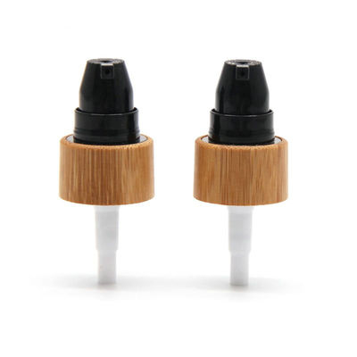 Tampa de bambu da cabeça cosmética de alta qualidade do pulverizador para frascos das garrafas de vidro
