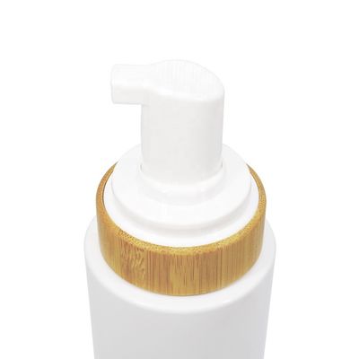 Bomba da espuma do sabão de líquido do cosmético 43mm com bambu para a garrafa Envoironmet-amigável