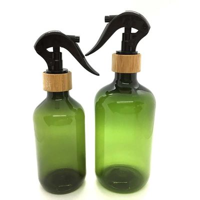 Garrafa plástica 500ml do ANIMAL DE ESTIMAÇÃO do círculo de Boston com a garrafa de bambu do ANIMAL DE ESTIMAÇÃO do PCR do pulverizador do disparador