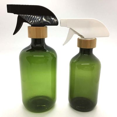 Garrafa plástica 500ml do ANIMAL DE ESTIMAÇÃO do círculo de Boston com a garrafa de bambu do ANIMAL DE ESTIMAÇÃO do PCR do pulverizador do disparador
