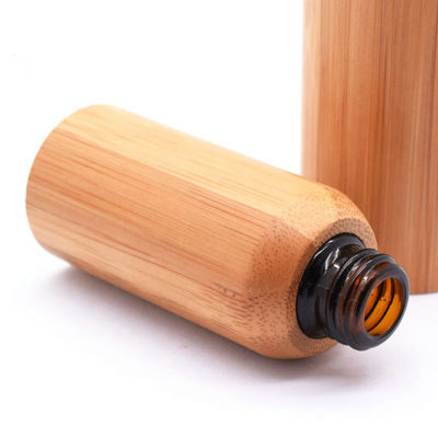 22/400 de garrafa de óleo essencial de vidro com a garrafa líquida da garrafa de bambu da tintura