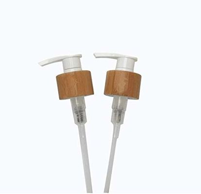 120ml geou a garrafa de vidro com a pele cosmética de bambu do cuidado da bomba do recipiente da loção